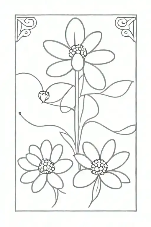 Infinity Daisy Flower