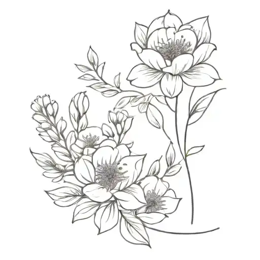 Birth Flower Bouquet