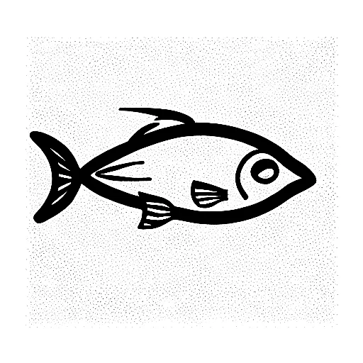 A Fish Attempting To Swim Up At A Tree