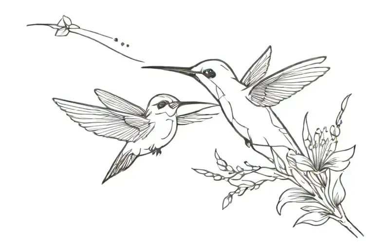 Hummingbird And A Phrase