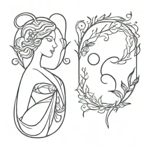 Combined Virgo And Aquarius Zodiac Sign