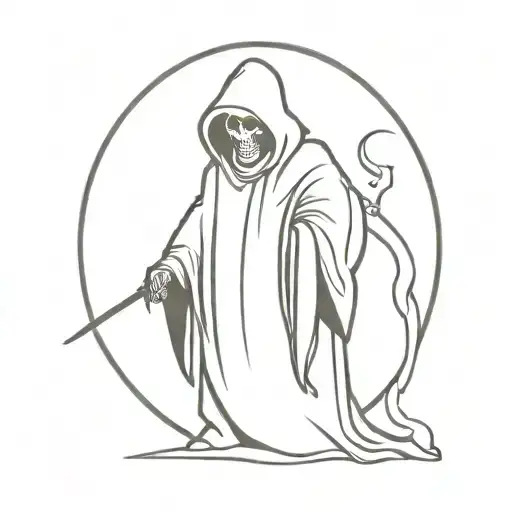 Grim Reaper Silohuette