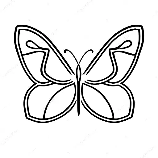 Butterfly With Infinite Symbol