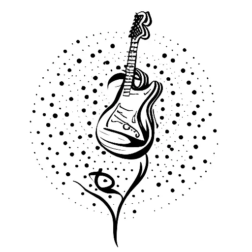 Guitar And Basketball