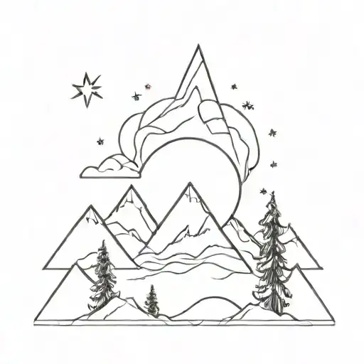 Full Moon Snow Peak 4 Shining Stars