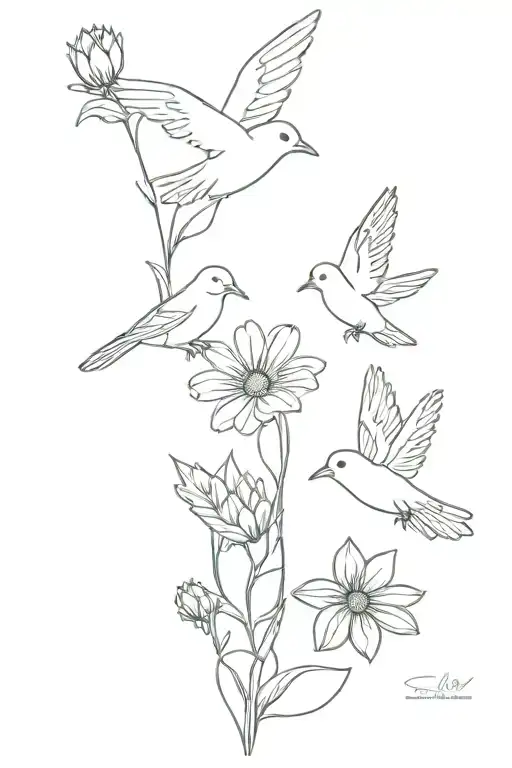 Daisy And Flying Bird