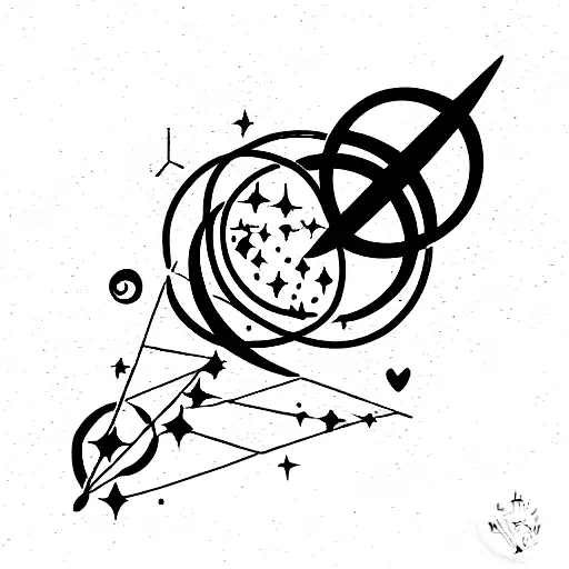 Astronomy Combined With Music And Love