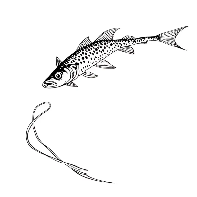 Spotted Hoplo Catfish Swimming