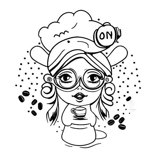 Simple Girl Who Loves Coffee