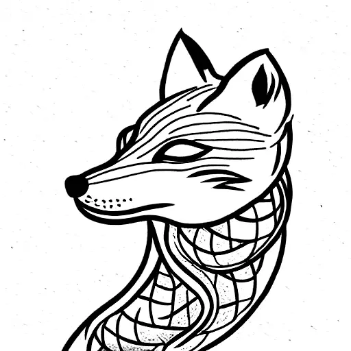 Fox In Month Of Snake