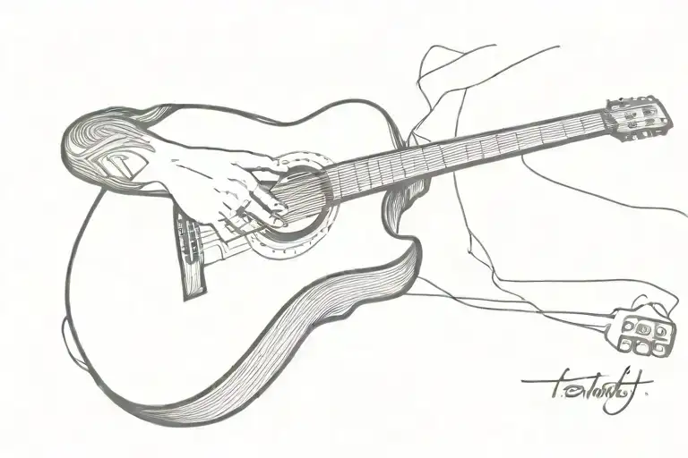 Guitar Acoustic Guitar Alone Playing