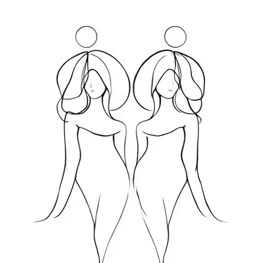 Gemini Twin Girls