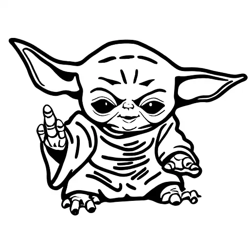 Baby Yoda With An Spider Man Bodysuit