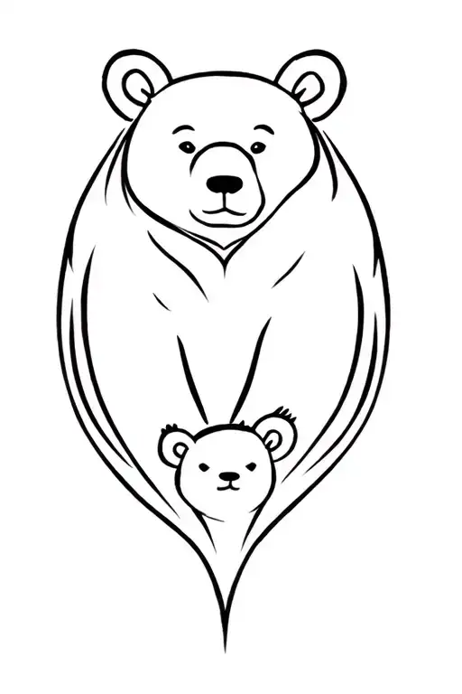 Bear And Baby Bear Masculine