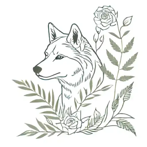 Huskies Forest Rose Reed Ferns
