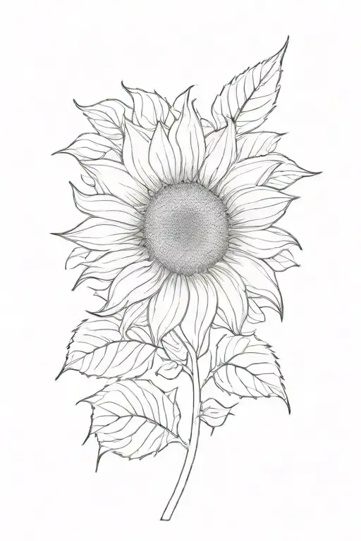 Single Sunflower