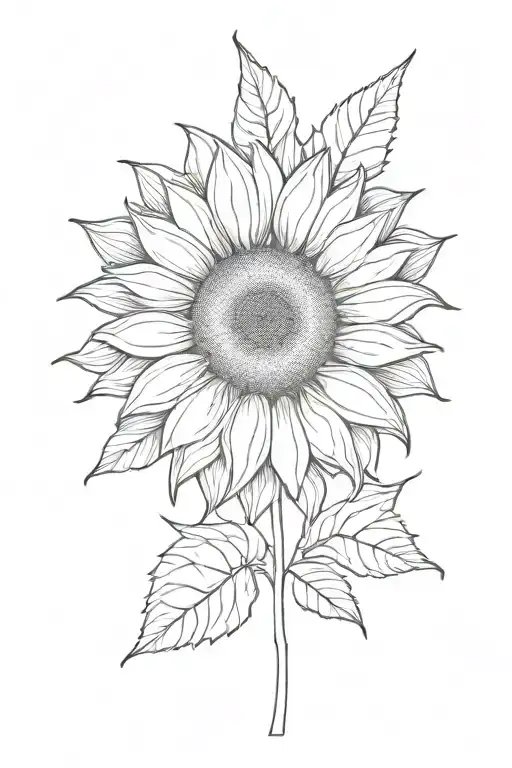 Single Sunflower