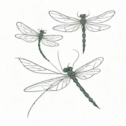 Dragonfly Flying
