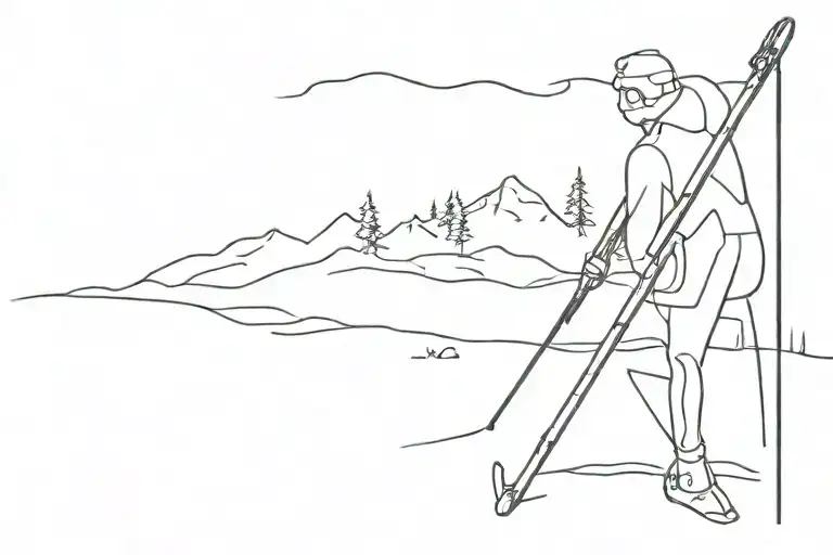 Something Under A Scar Ski Related