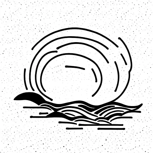 Linear Ocean Waves With Horizon