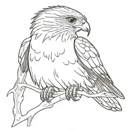 Clockwork Red Tailed Hawk