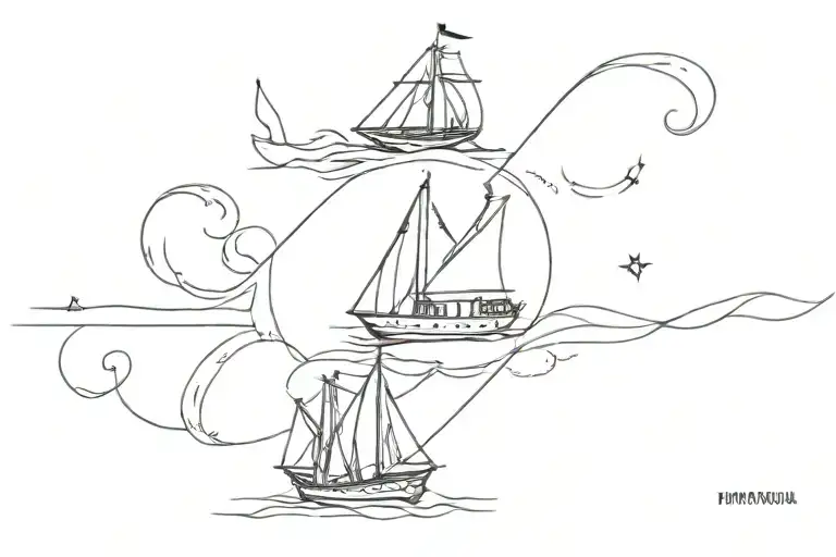 Nautical Tramp Stamp