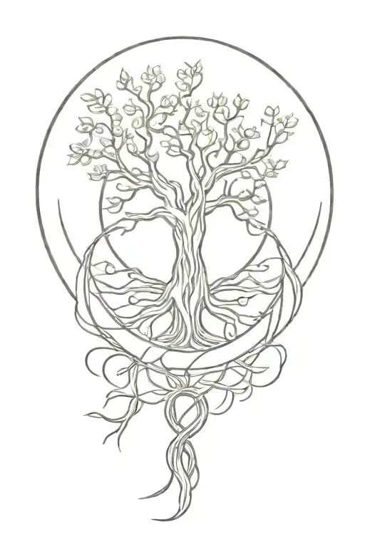 Yggdrasil Intertwined Masculine