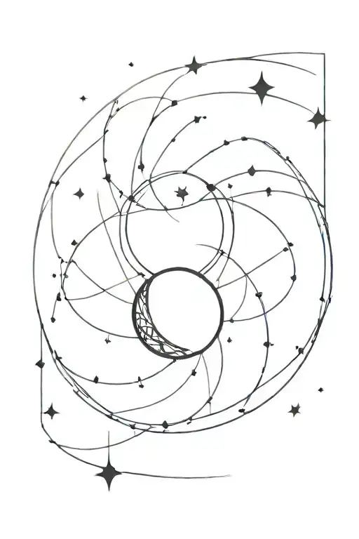 Galaxy And Vinyl Record