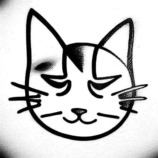 Cat Tatto Line