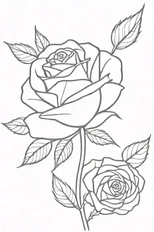 Rose With Stem