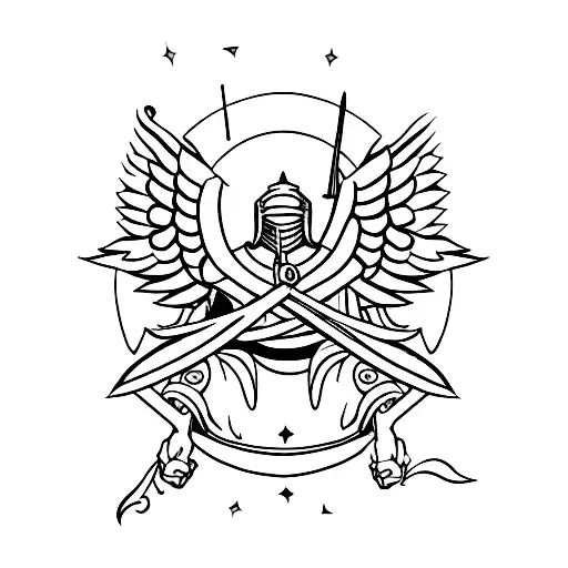 Knight With Wings And Mystic Katana