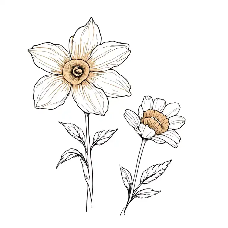 Honeysuckle Daffodil Poppy Daisy