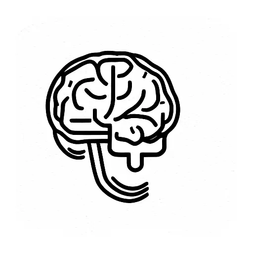 Plant Growing Out Of A Brain