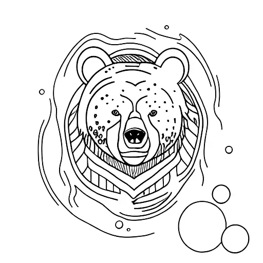 Bear In Water