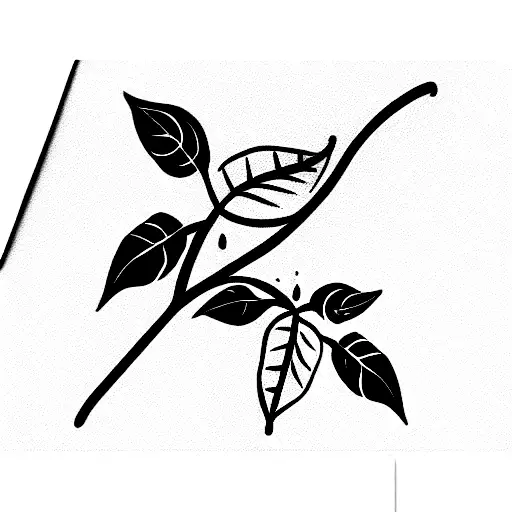 Coffee Plant On Forearm