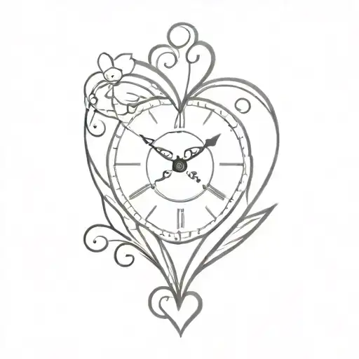 Heart Shaped Clock