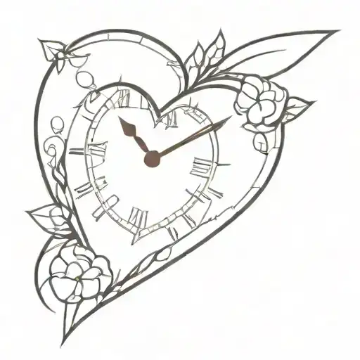 Heart Shaped Clock