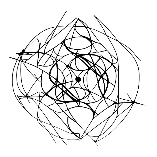 Abstract Geometric Shapes Inspired By Famous Art Pieces