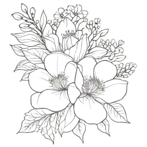 Birth Flower Bouquet