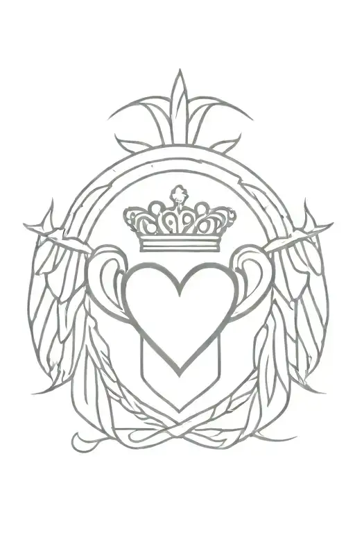 Irish Claddagh With Wings