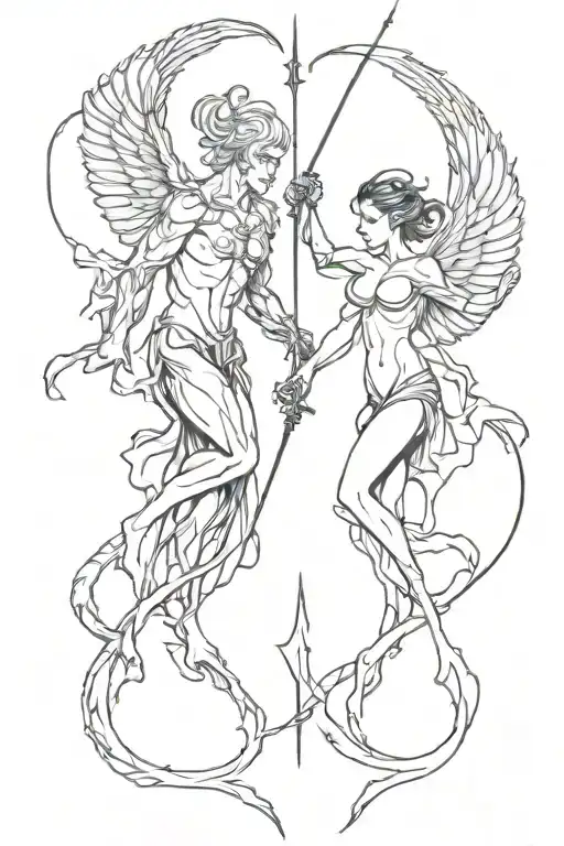 Good And Evil Fighting