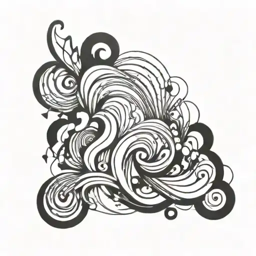 Suminagashi Abstract