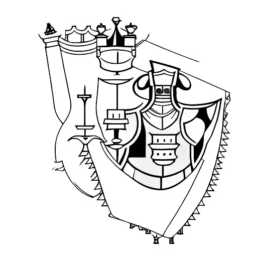 Rook And Knight Chess Pieces