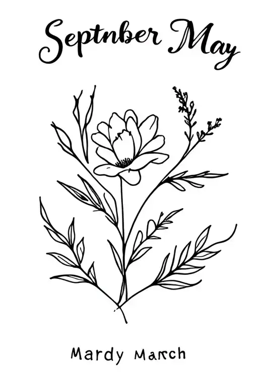 September March July May Birth Flowers