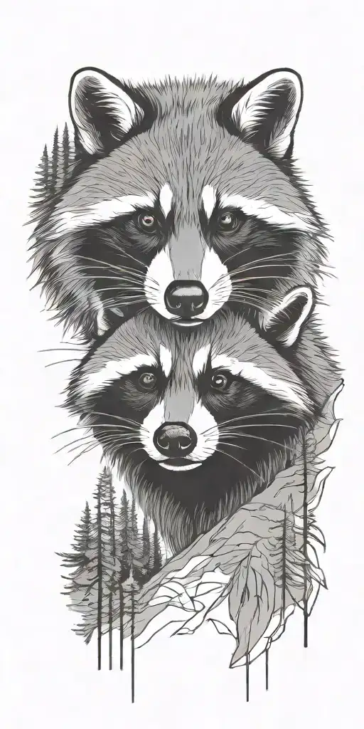 Mountans Raccoons