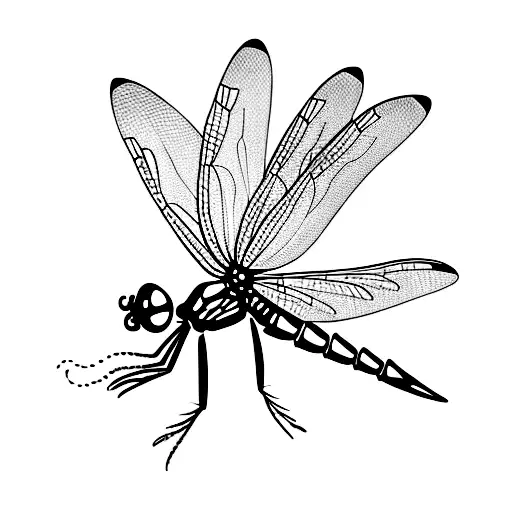 Dragonfly Down The Back