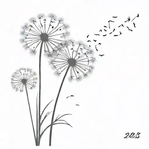 Dandelion Blowing 11 11