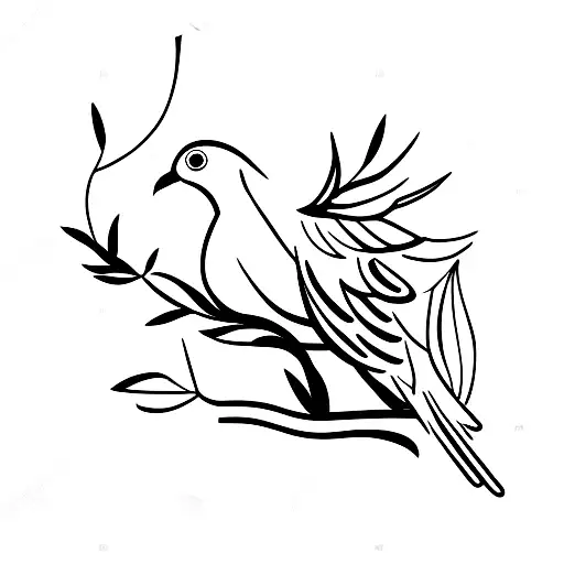 Olive Branches And One Dove