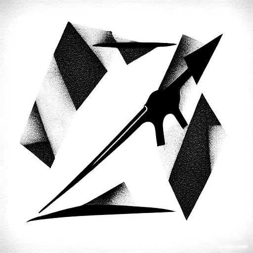 A Black And White Minimalist Blade Runner 2049 Forearm