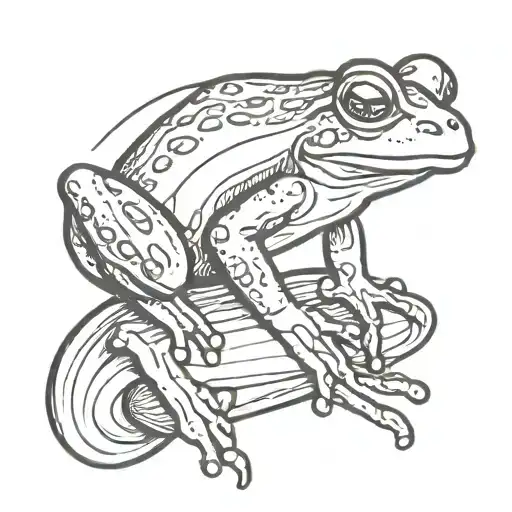 Frog Riding A Banana